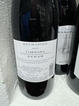 3 fl. Bramasole Cortona Syrah La Braccesca 2017