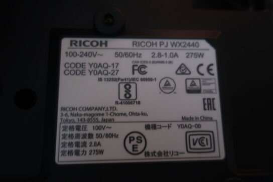 Projektor RICOH PJ WX2440