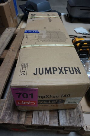 JumpXfun trampolin 140 cm med sikkerhedsnet