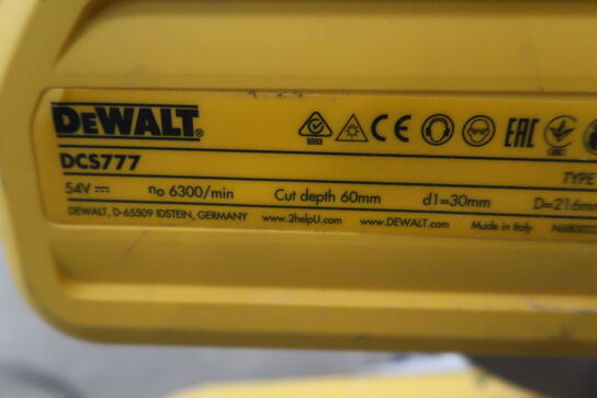 Kapsav DEWALT DCS777