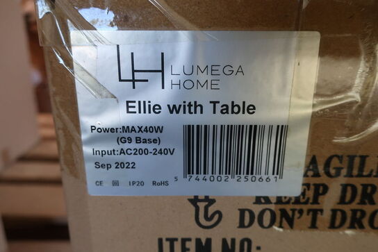 3 stk. bordlamper LUMEGA Ellie with table