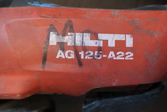 Vinkelsliber HILTI AG 125-A22  med div. skiver