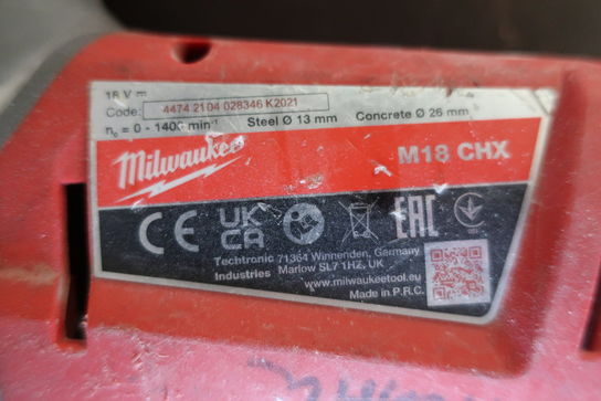 Borehammer MILWAUKEE M18 CHX