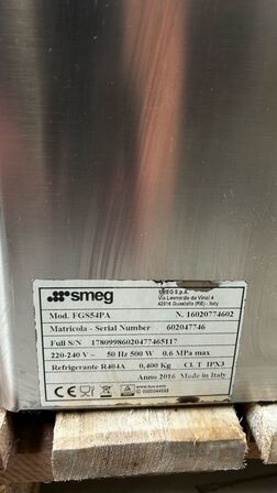 SMEG FGS54PA isternings maskine