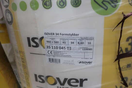 Div. Isolering ISOVER 34 formstykker m.m.