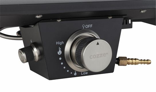 Cozze® 13" pizzaovn til gas med termometer og pizzasten 5,0KW