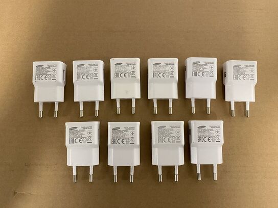 10 x Samsung ETA0U83EWE USB Charger