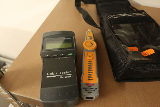 Kabeltester NETWORK NF8108-M, ledningssøger TACKLIFE CT01