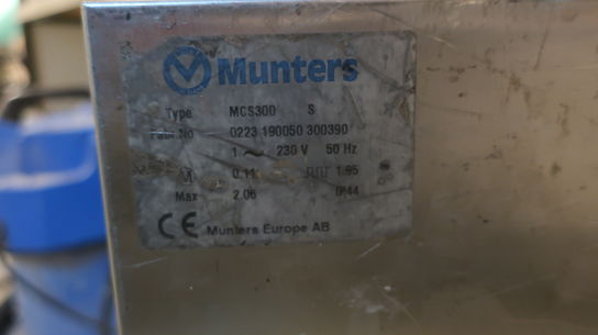 Sorptionsaffugter MUNTERS MCS300