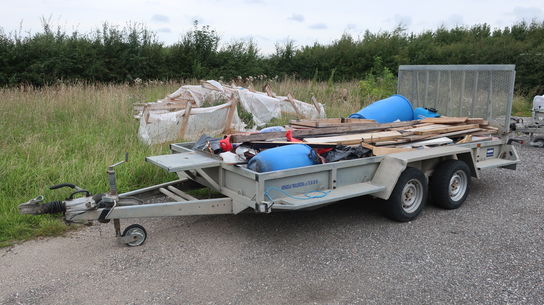 Maskintrailer VARIANT 3500 kg.