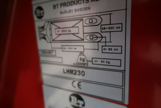 Palleløfter Bt LHM230