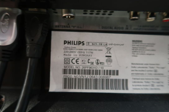 Fjernsyn PHILIPS 26PF9631D