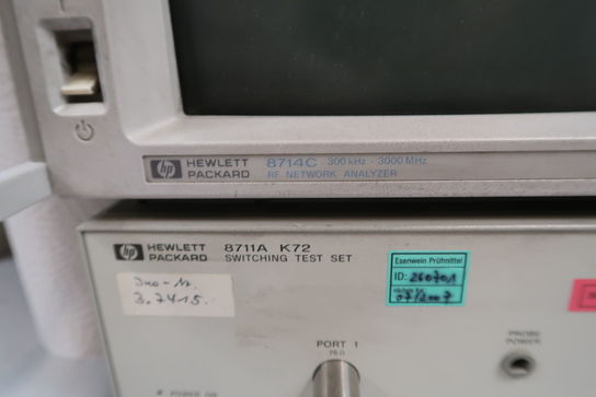 RF Network Analyzer HP 8714C og Switching Test Set HP 8711A