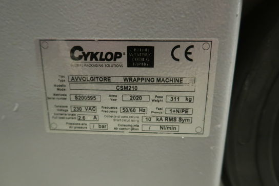 Folieomvikler CYKLOP CSM210