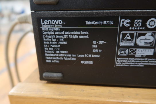 Computer LENOVO Thinkcentre M710s med skærm