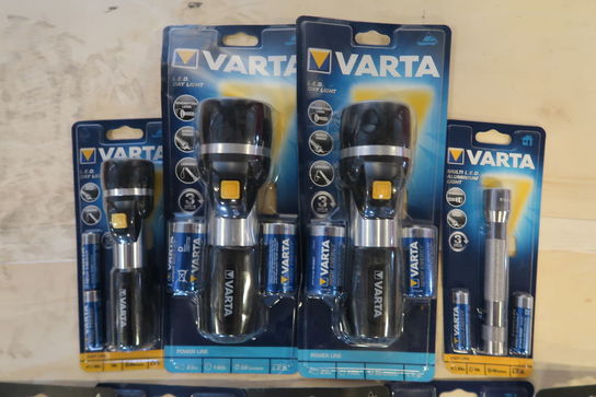 10 stk. Varta lommelygter LED