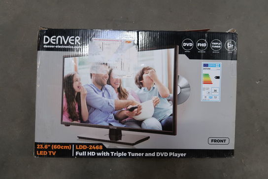 23.8” FULL HD LED TV With DVD, DENVER LDD-2468