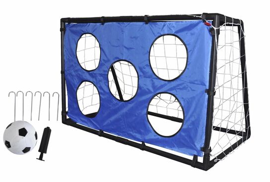 2 stk. Play>it® fodboldmål med komplet sigtefront 795 x 1200 mm