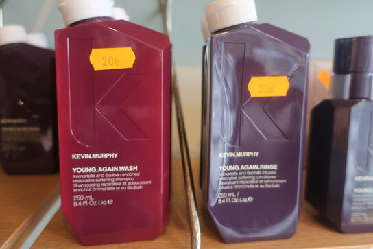 4 stk. KEVIN MURPHY YOUNG.AGAIN.RINSE og wash