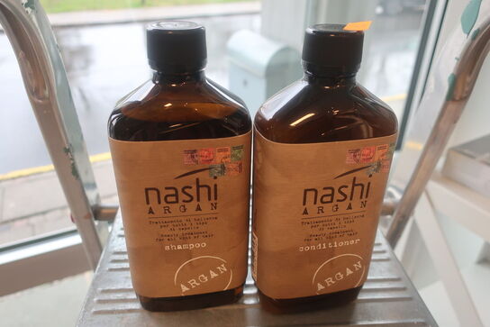 6 stk. NASHI ARGAN Shampoo og balsam