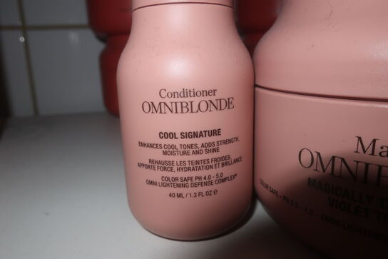 3 stk. OMNIBLONDE Retreatment og conditioner