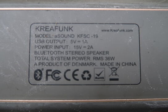 Bluetooth radio KREAFUNK