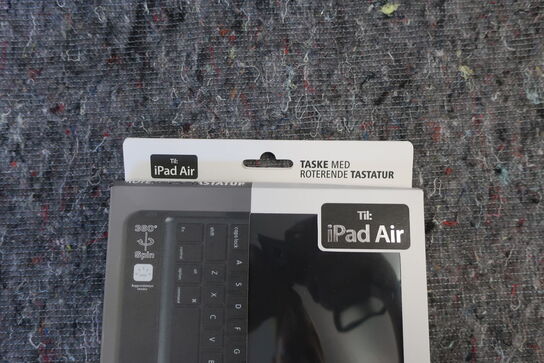 Cover med tastatur til iPad Air