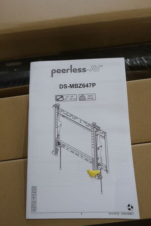 Vægbeslag til fjernsyn PEERLESS DS-MBZ647P 42"-48"