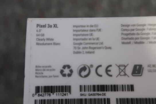 Mobiltelefon GOOGLE Pixel 3A XL