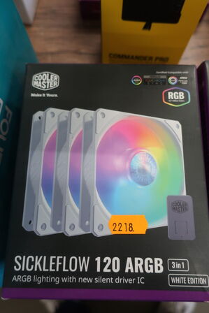 Fanesæt COOLERMASTER Sickleflow 120 ARGB 3in1