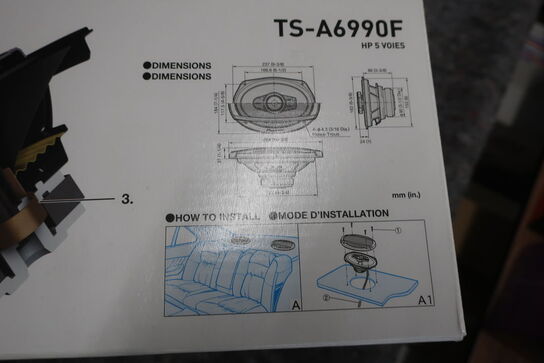 Højttalersæt PIONEET TS-A6990F 6"x9"