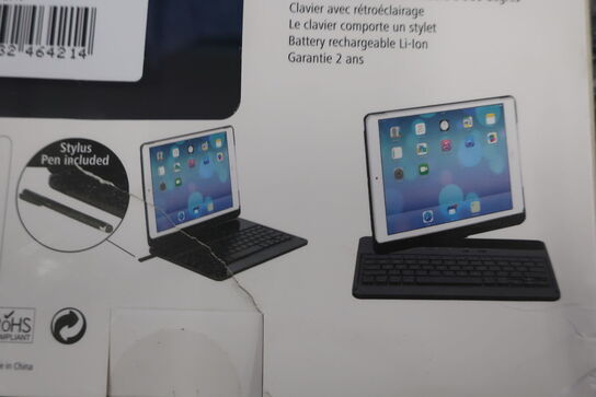 Cover med tastatur til iPad Air