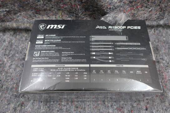 Strømforsyning MSI Ri1300p PCIE5 1300 watt 