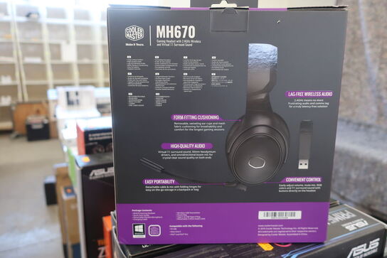 Trådløst headset COOLERMASTER MH670