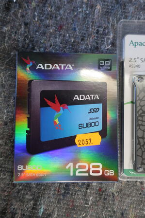 3 stk. SSD harddiske APACCER 120 GB samt ADATA 128 GB