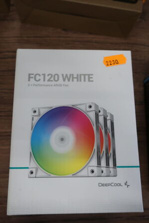 Fanesæt DEEPCOOL FC120 White 3in1