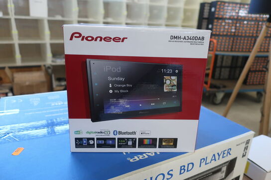 2-DIN radio til bil PIONEER DMH-A340DAB