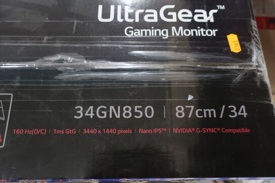 Monitor 34" LG UltraGear 34GN850