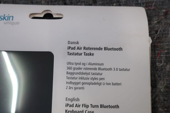 Cover med tastatur til iPad Air