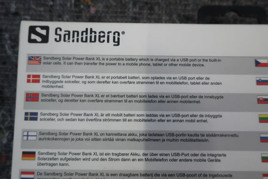 Powerbank med solceller SANDBERG 