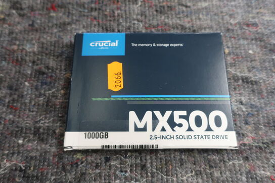 NVMe harddisk CRUCIAL MX500 1000 GB