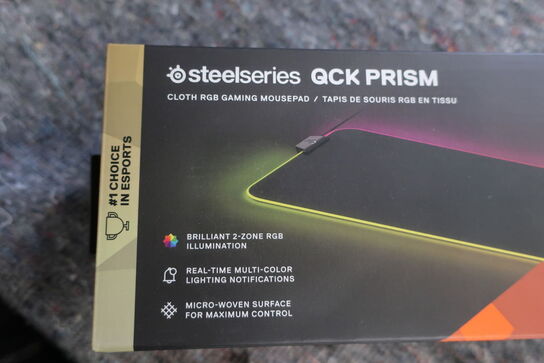 Musemåtte STEELSERIES QCK PRISM XL 90x30 cm. 