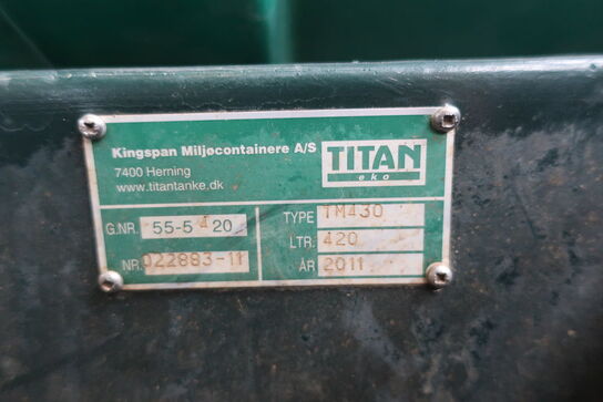 Tank med pumpe TITAN Eko TM430