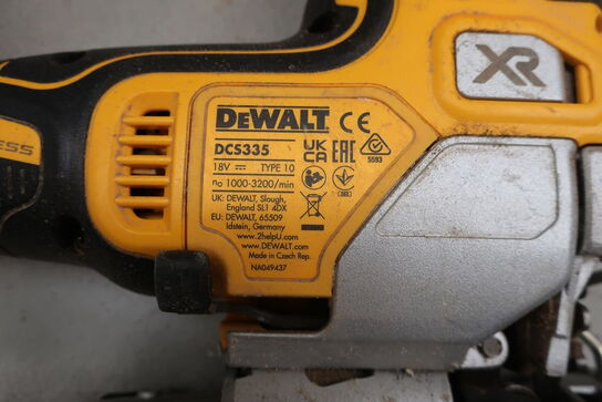 Akku slagnøgle, stiksav DEWALT DCF921, DCS335 med 2 stk. batterier