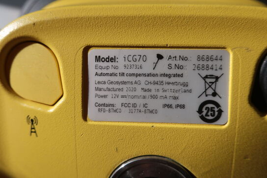 GPS Antenne ICON iCG70 med betjeningspanel samt kasse