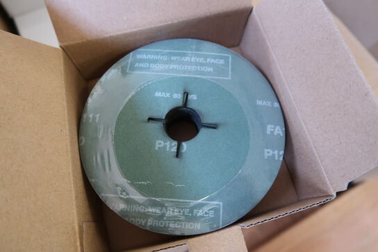 800 pcs. Fiber sanding discs PEGATEC K120