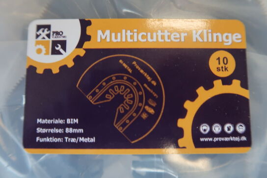 200 pcs. Multicutter Klinger 88mm Bi-metal