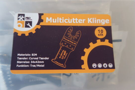 500 pcs. Multicutter Klinger 34mm Bi-metal