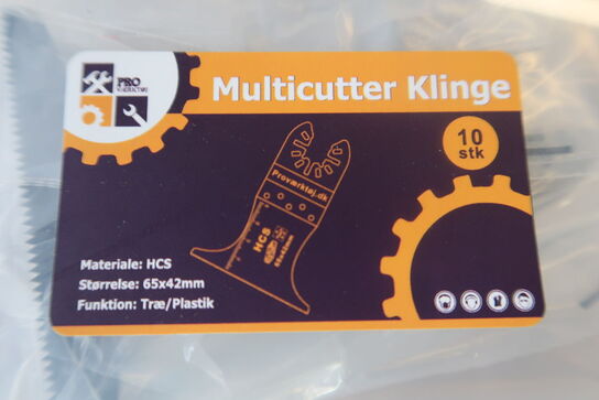 500 pcs. Multicutter Blades 65mm HCS Steel