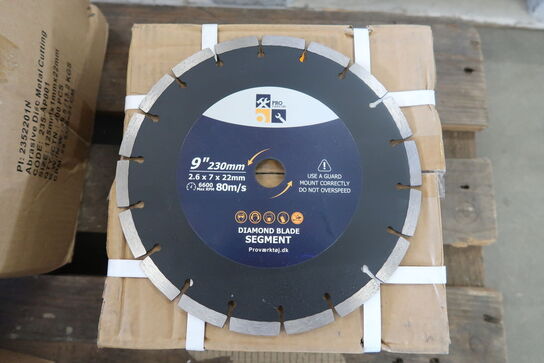 20 pcs. Diamond cutting blades 230mm Segment